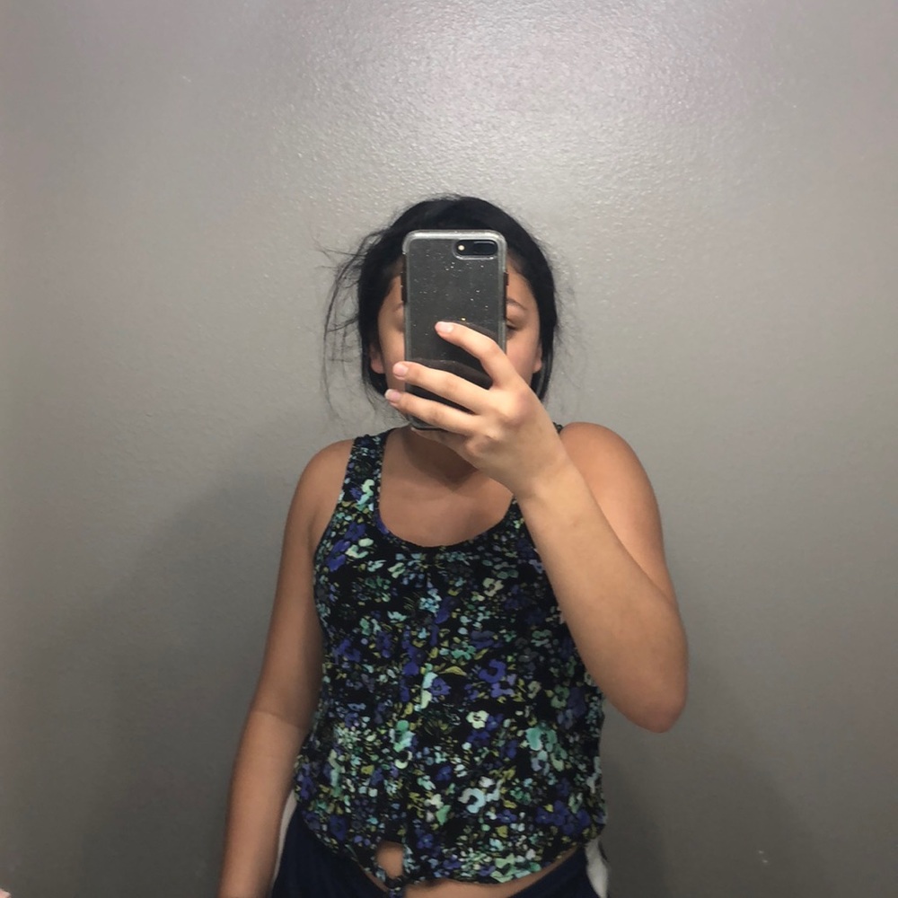 A shirt crop top